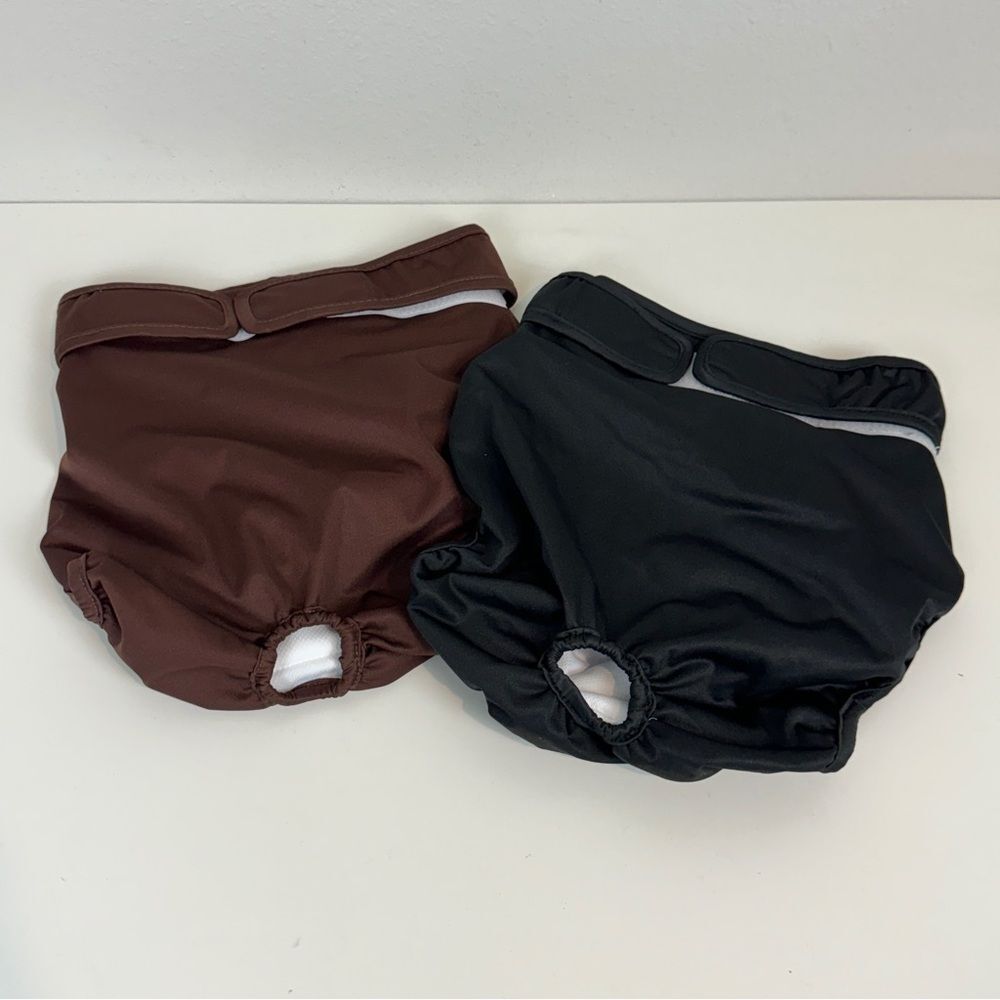 2 New Pet Magasin Reusable Washable Dog Diapers XL